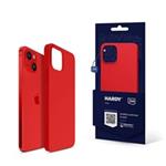3mk ochranný kryt Hardy Silicone MagCase pro Apple iPhone 13, červená 5903108500746