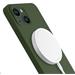 3mk ochranný kryt Hardy Silicone MagCase pro Apple iPhone 15, Alphine Green 5903108527293