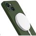 3mk ochranný kryt Hardy Silicone MagCase pro Apple iPhone 15 Plus, Alphine Green 5903108527347