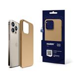 3mk ochranný kryt Hardy Silicone MagCase pro Apple iPhone 15 Pro Max, zlatá 5903108527408
