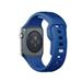 3mk Silicone Watch Strap pro Apple 38/40/41 mm Blue 5903108565585
