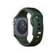3mk Silicone Watch Strap pro Apple 38/40/41 mm Dark Green 5903108565592