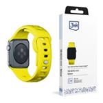 3mk Silicone Watch Strap pro Apple 38/40/41 mm Yellow 5903108565714