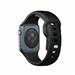 3mk Silicone Watch Strap pro Apple 42/44/45/49 mm Black 5903108565721