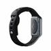 3mk Silicone Watch Strap pro Apple 42/44/45/49 mm Black 5903108565721