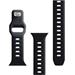 3mk Silicone Watch Strap pro Apple 42/44/45/49 mm Black 5903108565721