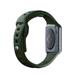 3mk Silicone Watch Strap pro Apple 42/44/45/49 mm Dark Green 5903108565745