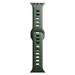 3mk Silicone Watch Strap pro Apple 42/44/45/49 mm Dark Green 5903108565745