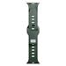 3mk Silicone Watch Strap pro Apple 42/44/45/49 mm Dark Green 5903108565745