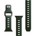 3mk Silicone Watch Strap pro Apple 42/44/45/49 mm Dark Green 5903108565745