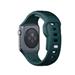 3mk Silicone Watch Strap pro Apple 42/44/45/49 mm Evergreen 5903108565752