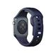 3mk Silicone Watch Strap pro Apple 42/44/45/49 mm Gray 5903108565769
