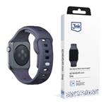 3mk Silicone Watch Strap pro Apple 42/44/45/49 mm Gray 5903108565769