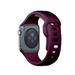 3mk Silicone Watch Strap pro Apple 42/44/45/49 mm Mulberry 5903108565783