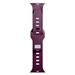 3mk Silicone Watch Strap pro Apple 42/44/45/49 mm Mulberry 5903108565783