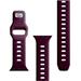 3mk Silicone Watch Strap pro Apple 42/44/45/49 mm Mulberry 5903108565783
