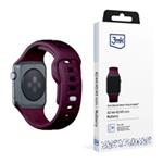 3mk Silicone Watch Strap pro Apple 42/44/45/49 mm Mulberry 5903108565783