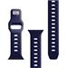 3mk Silicone Watch Strap pro Apple 42/44/45/49 mm Ocean Blue 5903108565806