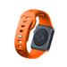 3mk Silicone Watch Strap pro Apple 42/44/45/49 mm Orange 5903108565813