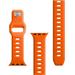 3mk Silicone Watch Strap pro Apple 42/44/45/49 mm Orange 5903108565813