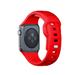 3mk Silicone Watch Strap pro Apple 42/44/45/49 mm Red 5903108565837