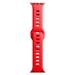 3mk Silicone Watch Strap pro Apple 42/44/45/49 mm Red 5903108565837