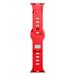 3mk Silicone Watch Strap pro Apple 42/44/45/49 mm Red 5903108565837