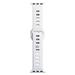 3mk Silicone Watch Strap pro Apple 42/44/45/49 mm White 5903108565851