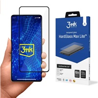 3mk tvrzené sklo HardGlass Max Lite pro Redmi Note 12 Pro / Note 12 Pro+, černá 5903108520256