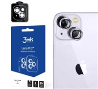 3mk tvrzené sklo Lens Pro ochrana kamery pro Apple iPhone 14, fialová 5903108484107