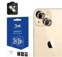 3mk tvrzené sklo Lens Pro ochrana kamery pro Apple iPhone 14 Plus, zlatá 5903108484114
