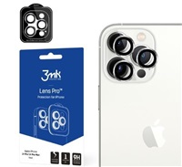 3mk tvrzené sklo Lens Pro ochrana kamery pro Apple iPhone 14 Pro / iPhone 14 Pro Max, stříbrná 5903108482745