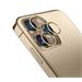 3mk tvrzené sklo Lens Pro ochrana kamery pro Apple iPhone 14 Pro / iPhone 14 Pro Max, zlatá 5903108484053