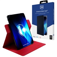 3mk Universal Tablet Case pro tablety 9-11", Red 5903108598569