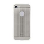 4-OK TPU METAL Case for iPhone 7 silver color