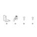 4 pružiny pre LED panel 60×60cm 8592920034415