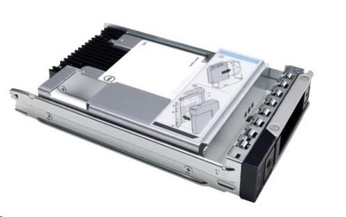 480GB SSD SATA 6Gbps Read Intensive 512e 2.5in with 3.5in HYB carrier 1DWPD CK 345-BJSM