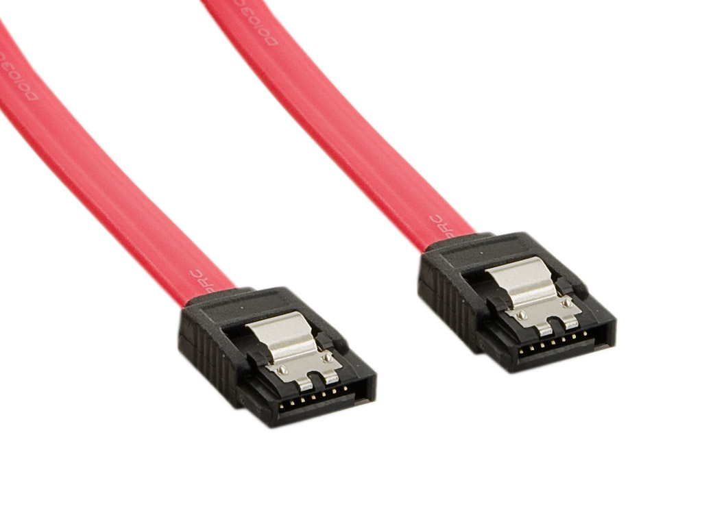 4World HDD kábel | SATA 3 | 30cm | petlice | červený