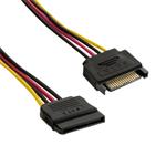 4World HDD Predlžovací kábel | 15 pin SATA | 20cm | nabíjanie | prenos dát