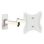 4World Otočný a sklopný držiak pre LCD 14-42'' VESA 100/200 nosnosť max.25kg WHT 10585