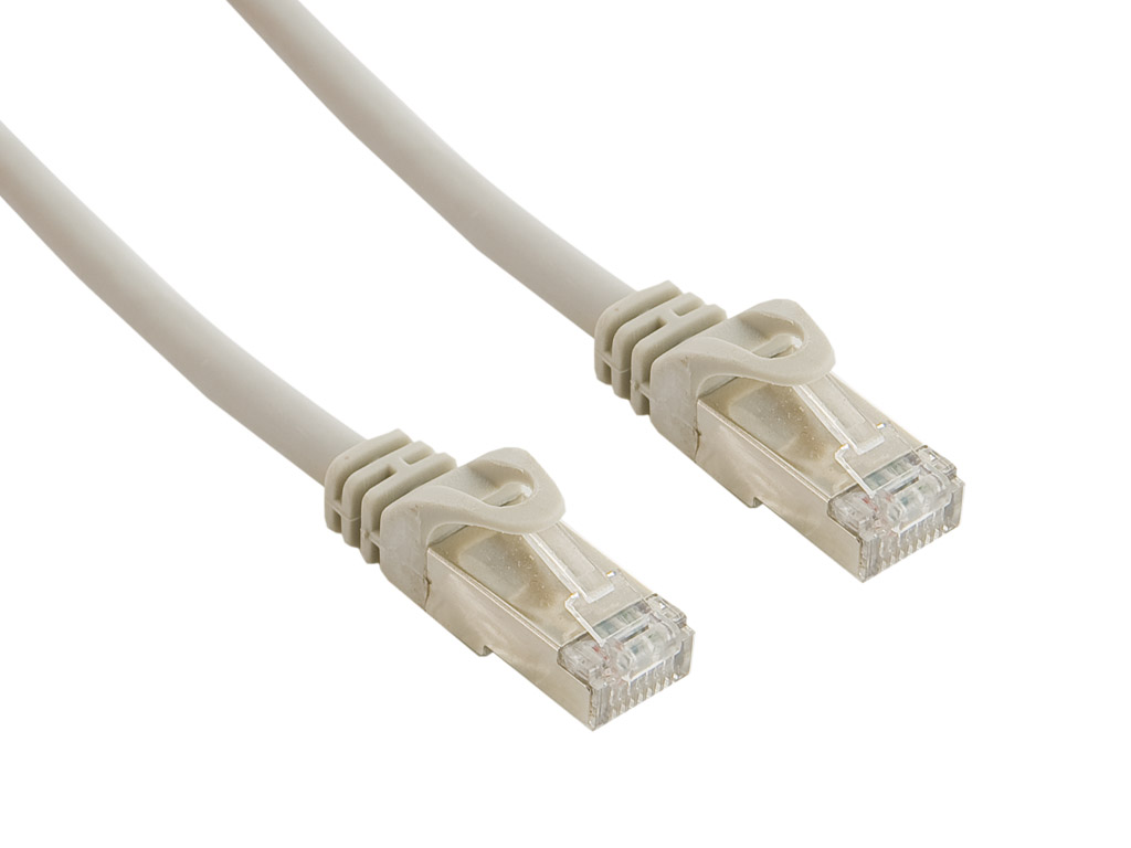 4World Sieťový kábel RJ45, bez krytky, Cat. 6 FTP, 10m, Šedý