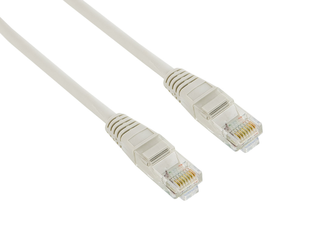 4World Sieťový kábel RJ45, s krytkou, Cat. 5e UTP, 5m, Šedý