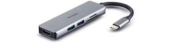 5-in-1 USB-C Hub HDMI/microSD Reader, 5-in-1 USB-C Hub HDMI/microSD Reader DUB-M530
