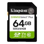 64 GB .SDXC karta Kingston Canvas Select Plus SD U1, V10 (r100MB/s) SDS3/64GB