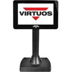 7" LCD barevný zákaznický displej Virtuos SD700F, USB, černý EJG1007