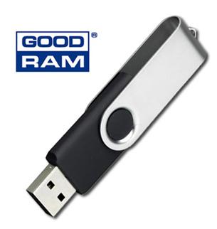 8 GB . USB kľúč . GOODDRIVE Twister bulk čierny PD8GH2GRTSBK