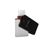 8 GB . USB kľúč + OTG .... Silicon Power Mobile X31, čierno-strieborný SP008GBUF3X31V1K