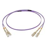 81744, 10m SC/SC OM4 LSZH Fibre Patch - Violet