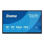 86" iiyama TE8613A-B2AG:IPS,4K,40P,USB-C,EDLA