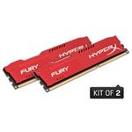8GB DDR3-1333MHz Kingston HyperX Fury Red, 2x4GB HX313C9FRK2/8